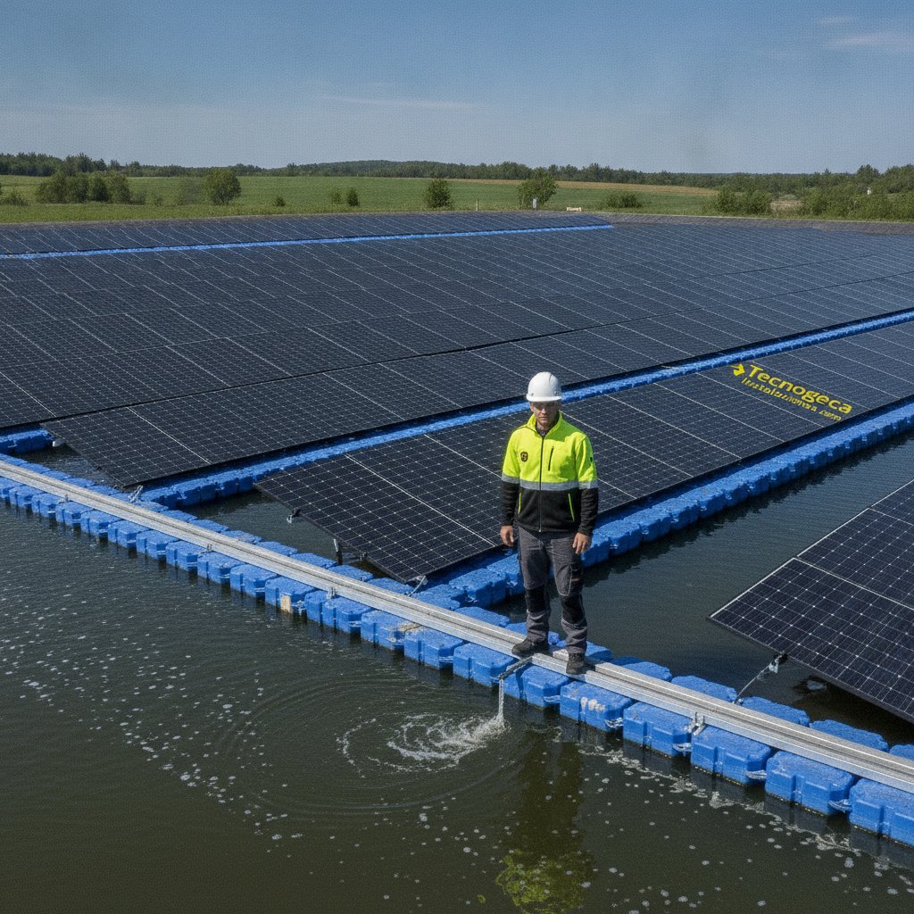 Innovación en energía solar flotante en Canadá