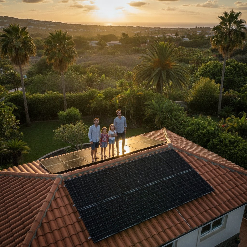 Ahorro energético con placas solares en Canarias