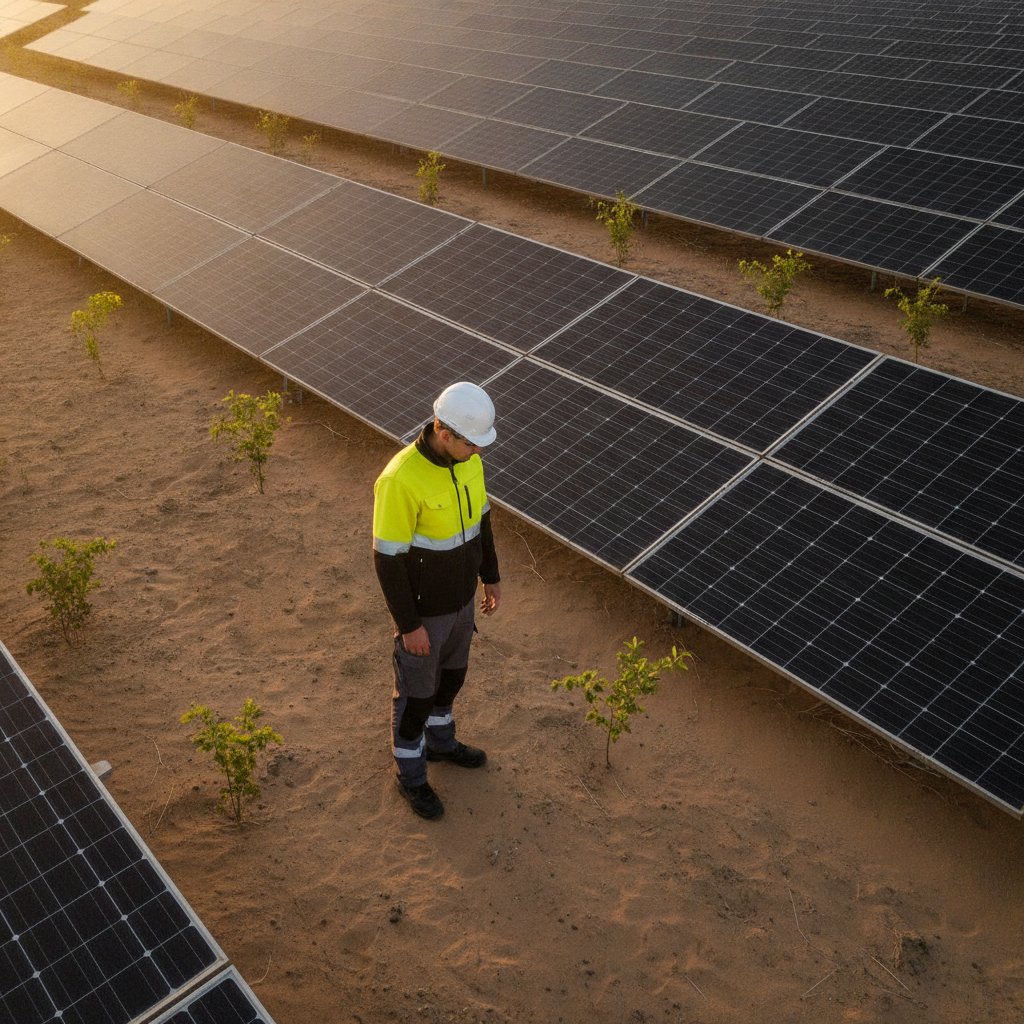Impacto de paneles solares en desiertos: oasis inesperados