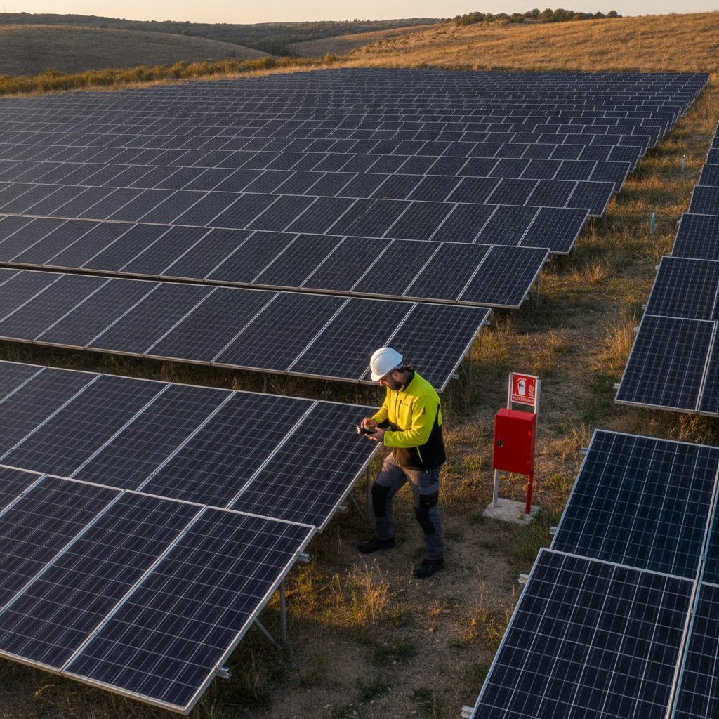Endesa refuerza seguridad en plantas solares