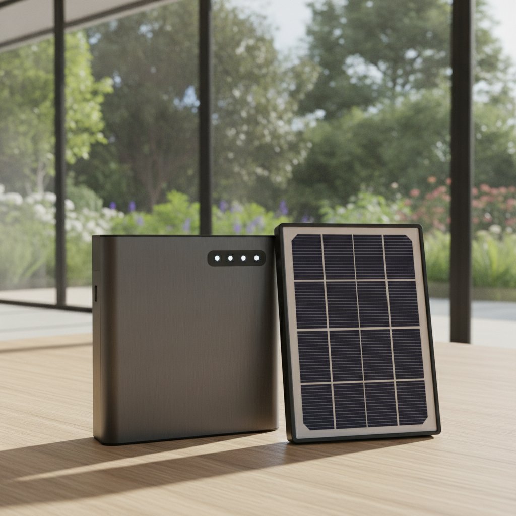 Batería portátil de 5 kWh con paneles solares