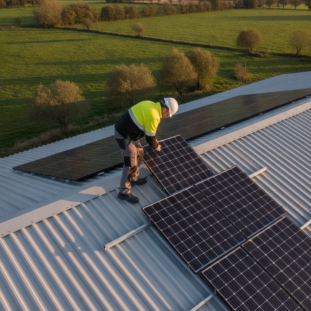 Proyectos solares en granjas ecológicas