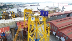 Navantia y Windar fabrican la jacket número 100