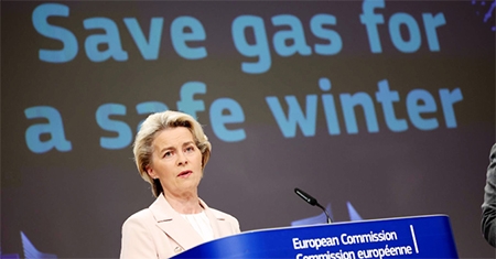 La Comisión propone reducir un 15% la demanda de gas y preparar a la UE para los cortes de suministro