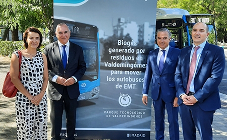 Madrid utilizará el biometano de Valdemingómez para mover los autobuses de EMT